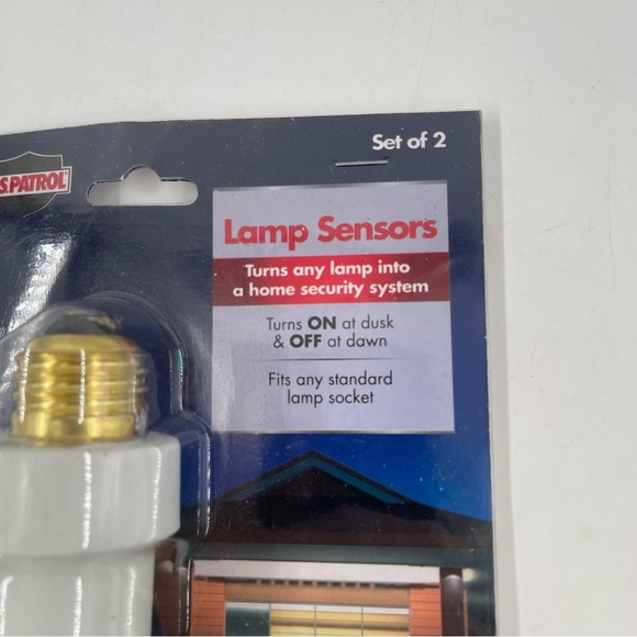 NWT! US Patrol Lamp Sensors  - Home Security System - Picture 4 of 4